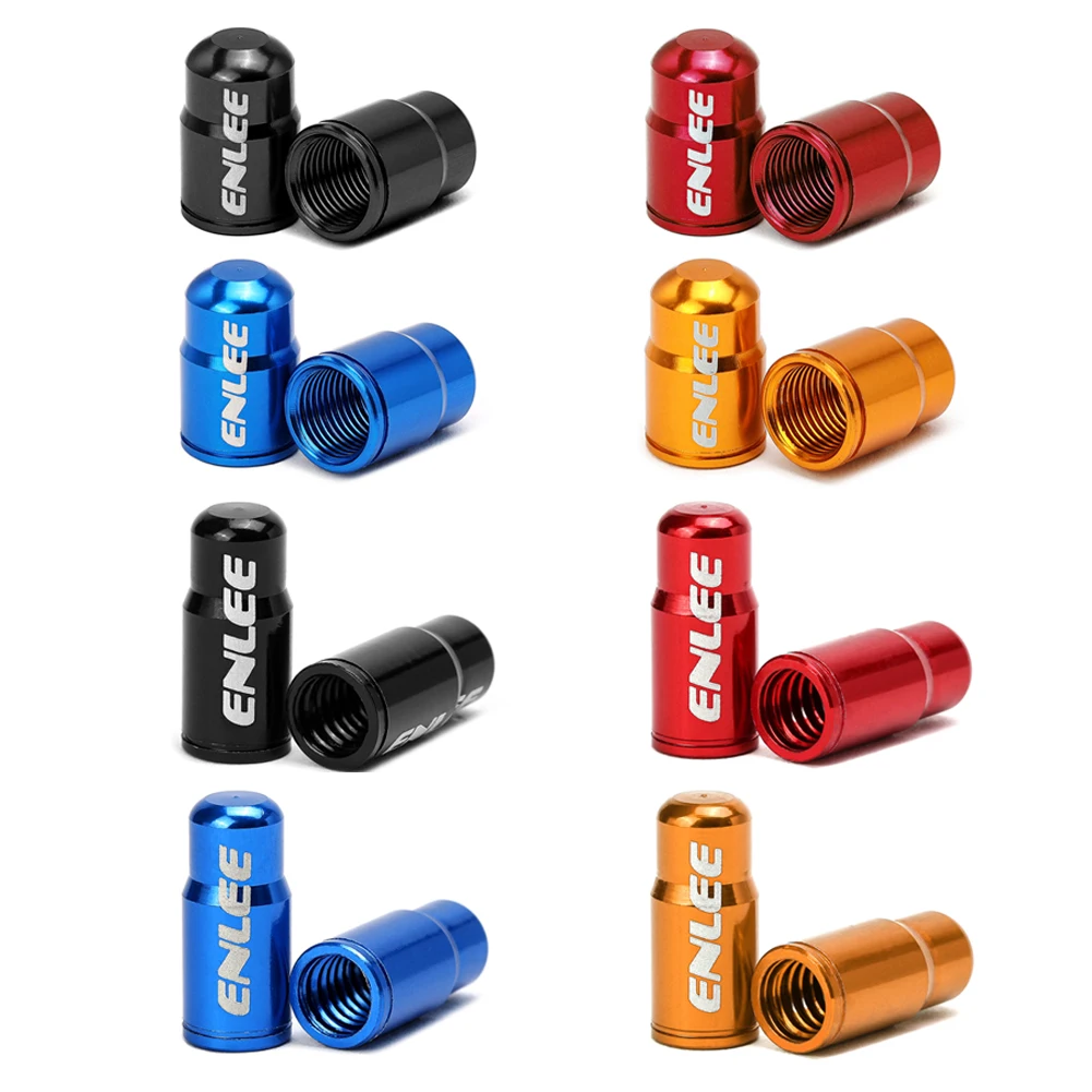 Bicycle Valve Cap 2pcs Aluminum Alloy Bike Valve Caps Anti-Rust MTB Bicycle Tire Valve Cover Cap Anti-corrosion Cycling Accessories bicycle tire valve cap,bicycle valve cap,valve cap,valve caps