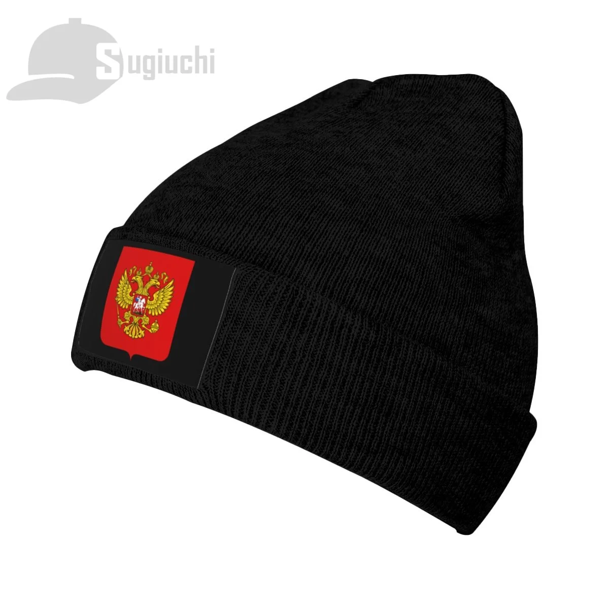 

Emblem Of Russian Federation Country Top Print Men Women Unisex Knitted Hat Winter Autumn Beanie Cap Warm Bonnet