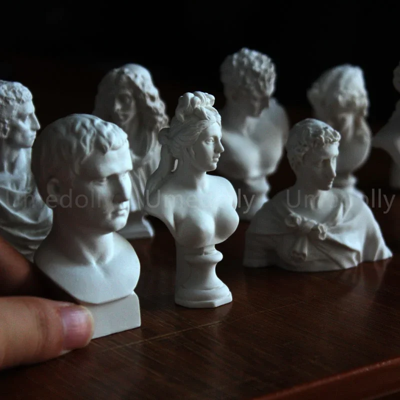 Classic Miniature Dollhouse Mini Plaster Statue Model Greek Mythology for Barbies OB11 Doll House Decoration Accessories doll accessories,doll house decoration