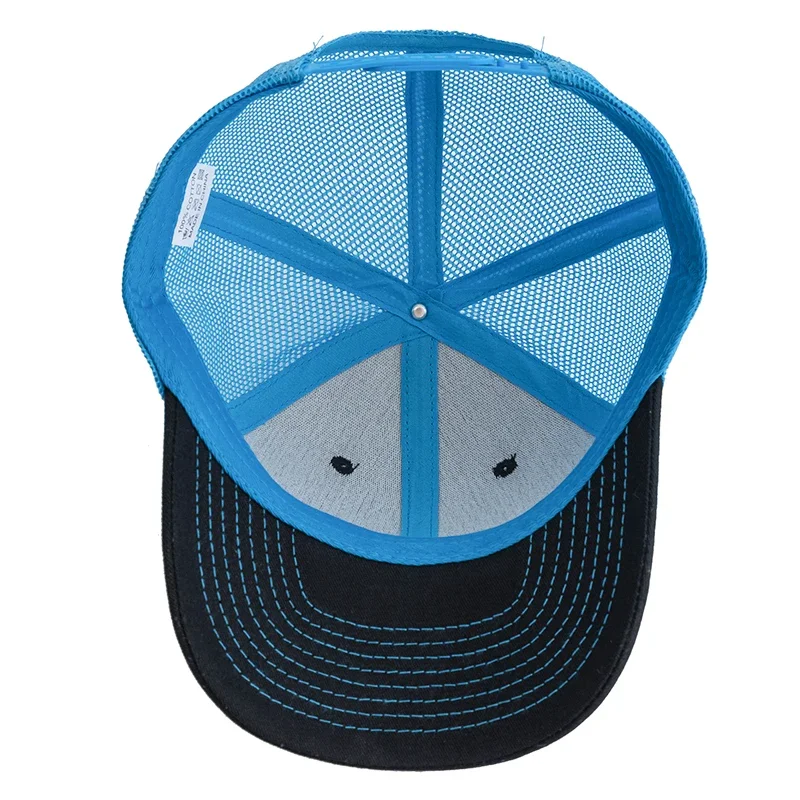 Hot Sale Unisex Two Tone Cap Curved Brim Style Trucker Hat  Men & Women Casual Outdoor Breathable Summer Cap