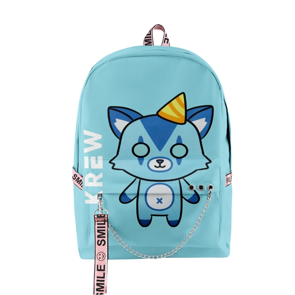 Popular ItsFunneh Krew District 3D Print Student School Bags Unisex Oxford Waterproof Notebook multifunction Travel Backpacks