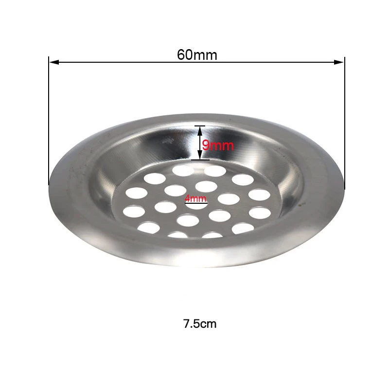 1/2PCS Stainless Steel Clean And Clog-free Sink Highly Recommended High-quality Shower Hair Catcher For Bathroom Drain Clog-free 4