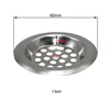 1/2PCS Stainless Steel Clean And Clog-free Sink Highly Recommended High-quality Shower Hair Catcher For Bathroom Drain Clog-free 4