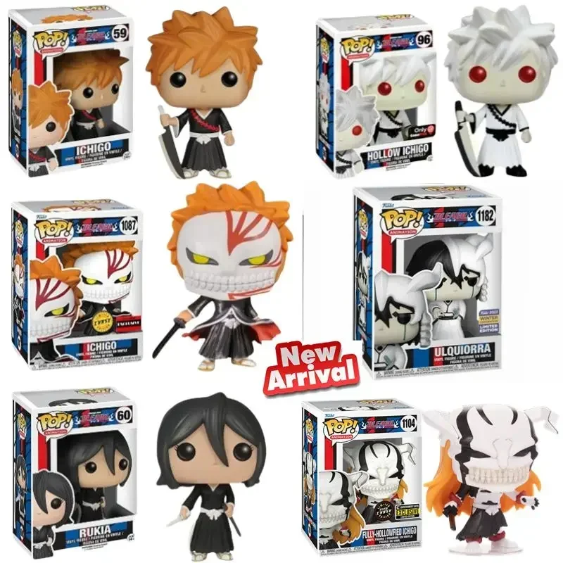 thumbnail image 2 of Figuras de vinilo de la colección de muñecos Funko POP Animation BLEACH HOLLOW ULQUIORRA 1182# ICHIGO 96# 59# ICHIGO 1087# RUKIA 60#, 2 of 5