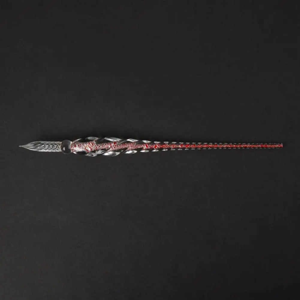 Smooth Line Dip Pen Elegant Glass Pen for Calligraphy Painting with Smooth Lines Beautiful Color Effects Easy to Use Ink Dipping