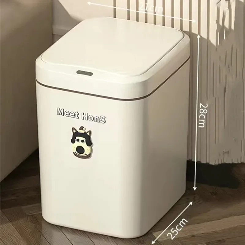 

Intelligent Trash Can Induction Type Household Covered Kitchen Bathroom Automatic Electric Adsorption Bag with Large Capacity