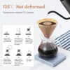 USB Digital Rechargeable Coffee Scale with Timer LED Screen Espresso  0.1gHigh Accuracy Measuring Kitchen Scale 3