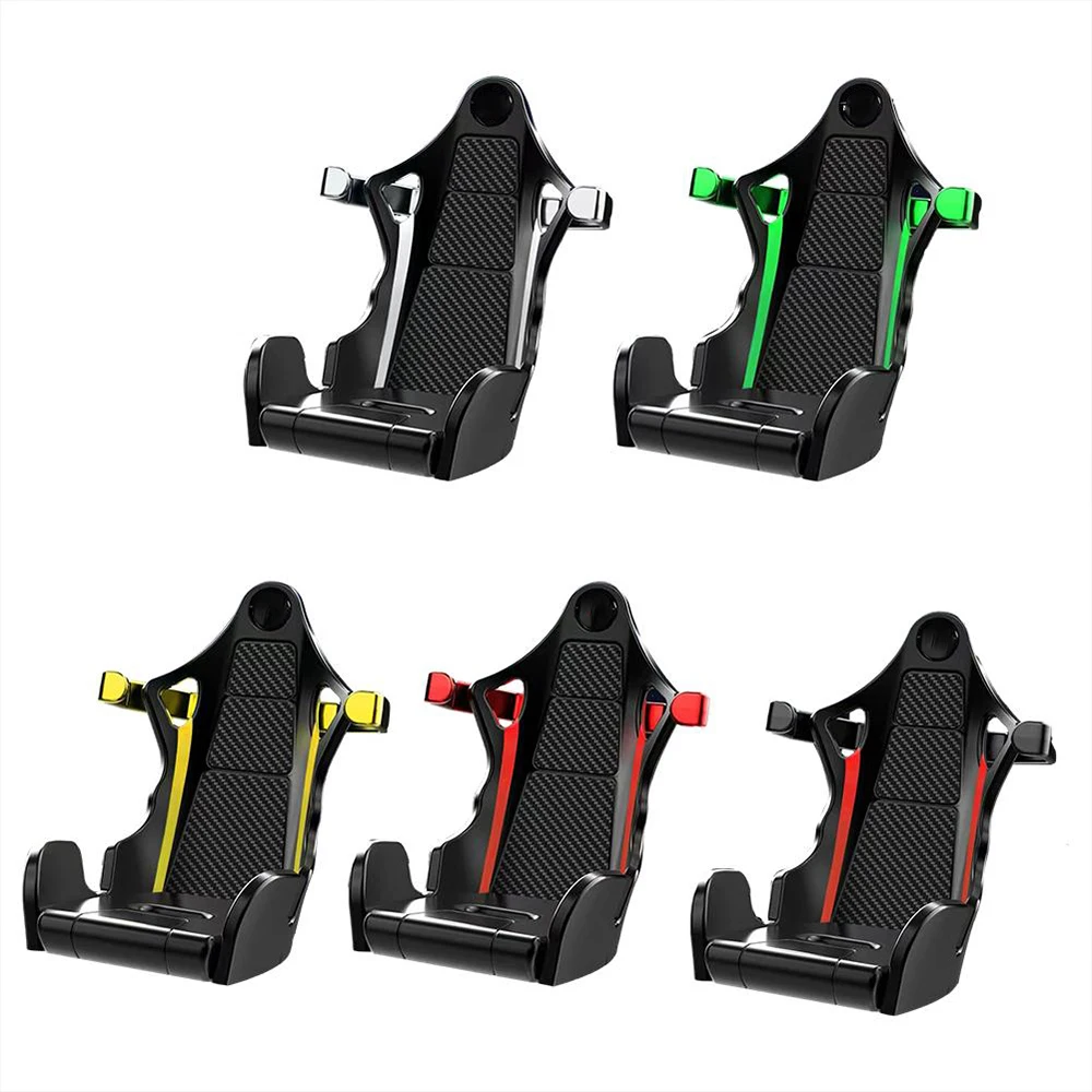 Creative Recaro Racing Seat Phone Holder Universal Air Vent Stable Shock Resistant Car Navigation Holder Decoration New Design