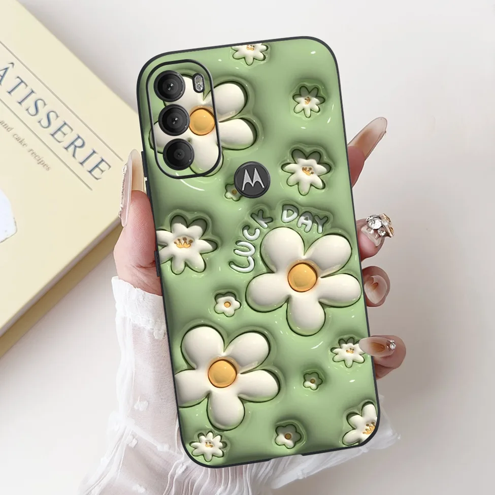 Luxury Cute Cartoon Cat Shockproof Silicone Phone Case - 6.4 Fashionable Back Cover