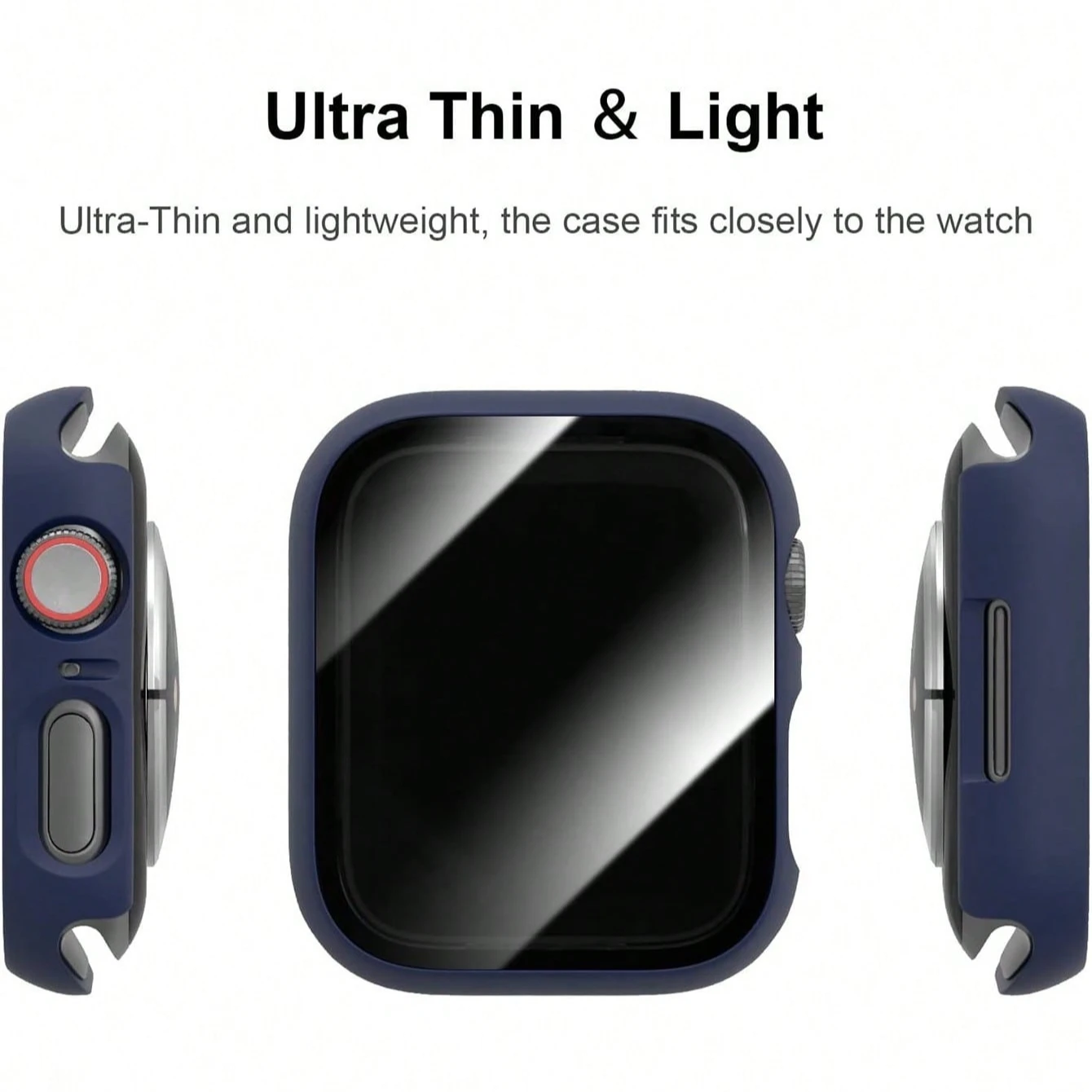 2-Pack Durable Shockproof Case with Tempered Glass Screen Protector