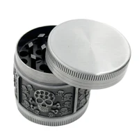 Skuller Tobacco Grinder 4 Layers 40mm Manual Metal Spice Herb Crusher Cutter Manual 2