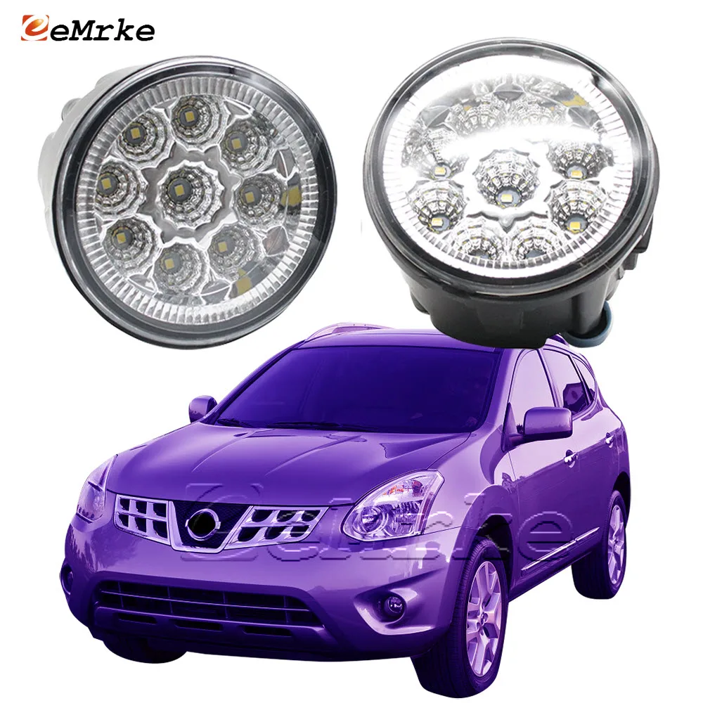 

Автомобильный Стайлинг для Nissan Rogue 2011 2012 2013 Rogue Select 2014 2015 9 штук светодиодные противотуманные фары H11 12 В 55 Вт галогенная Автомобильная противотуманная фара