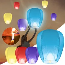 3x3 5 Pack Chinese Lanterns Multicolored Sky Lanterns To Release In Sky Memorial Biodegradable Floating Which Hand Candle Holder