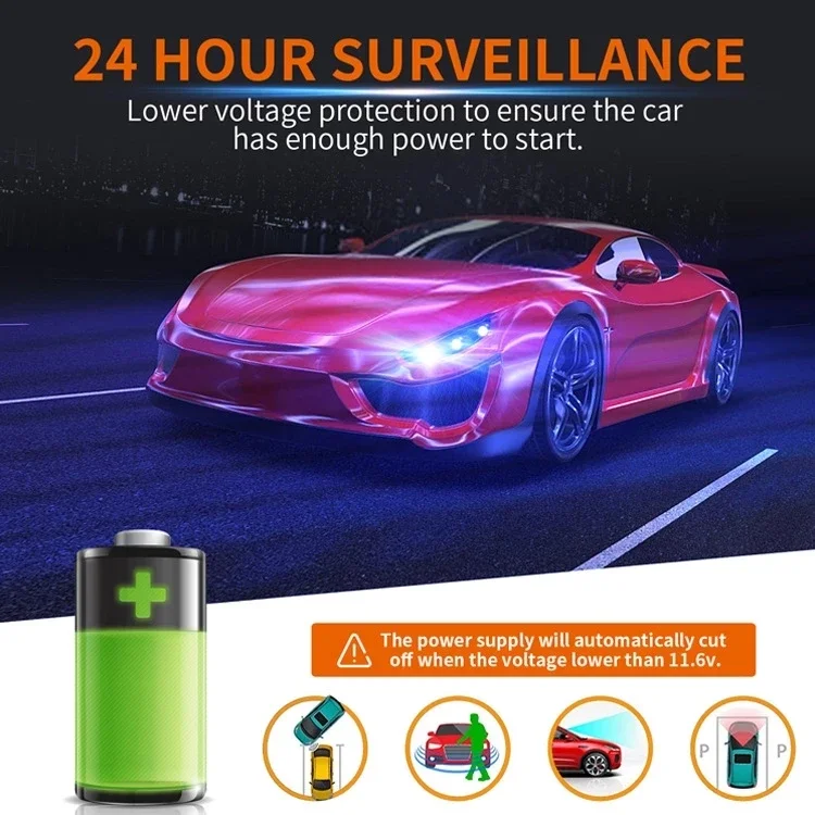 Hardwire Kit Type-C USB Car Charg for DDPAI Mini5 Z40 Z50 N3 Pro N1 Dual Car DVR Dash Cam Mirror Camera Charging Cable for DDPAI
