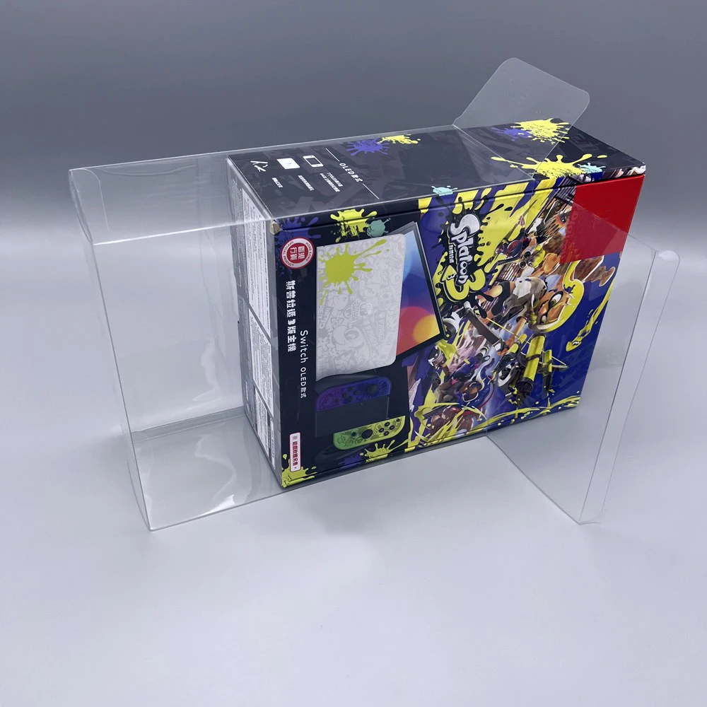 1 Box Protector For Nintendo Switch Splatoon  System Clear Dispclear Display Case Collect Box