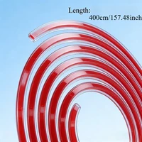 5M Anti Scratch Anti Collision Clear PVC Door Edge Guard Strip Fit 157.48 Inch Car Vehicle Exterior Protection Accessories 5