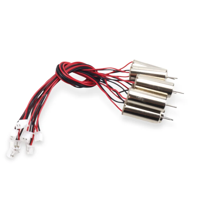 Lot de 8 Micro Moteurs 3.7V 50000tr/min avec Hélices pour Drone