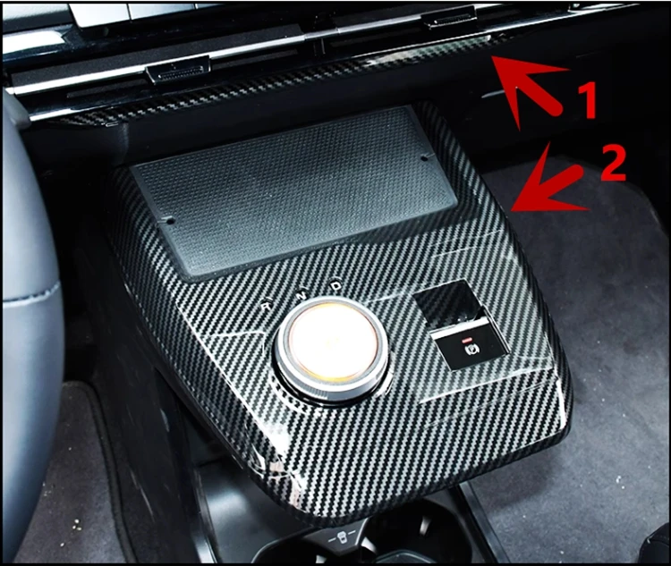 

2 шт. Обложка центральной консоли, отделка ABS Gear ShiftsPanel, рамка, автомобильная наклейка для MG4 EV Air декоративная рамка выпускного отверстия