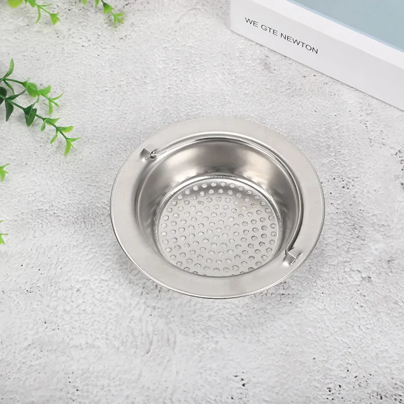Kitchen sink filter 1PC portable stainless steel mesh drain kitchen sink filter screen slag screen floor drain size