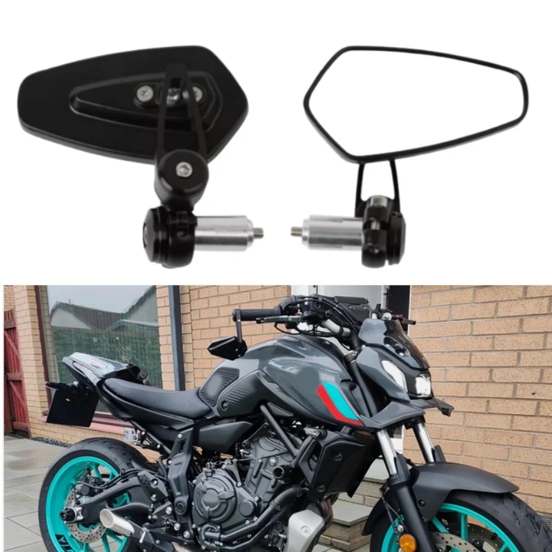 1 쌍 7/8 인치 오토바이 핸들 바 엔드 미러 Yamaha MT09 MT07 MT03 ..