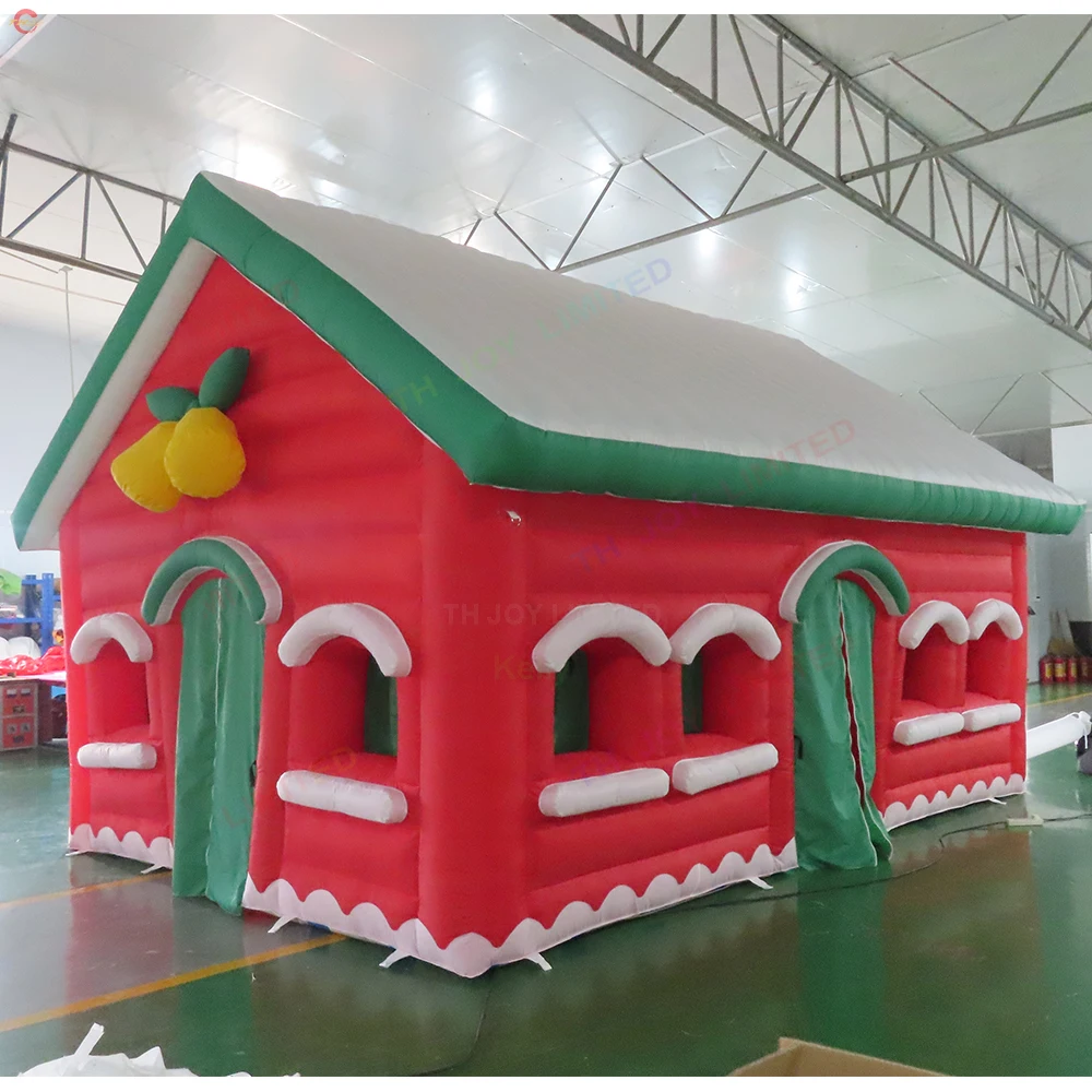 

TH 8x5m Giant Inflatable Christmas House Blow Up Santa Grotto for Sale