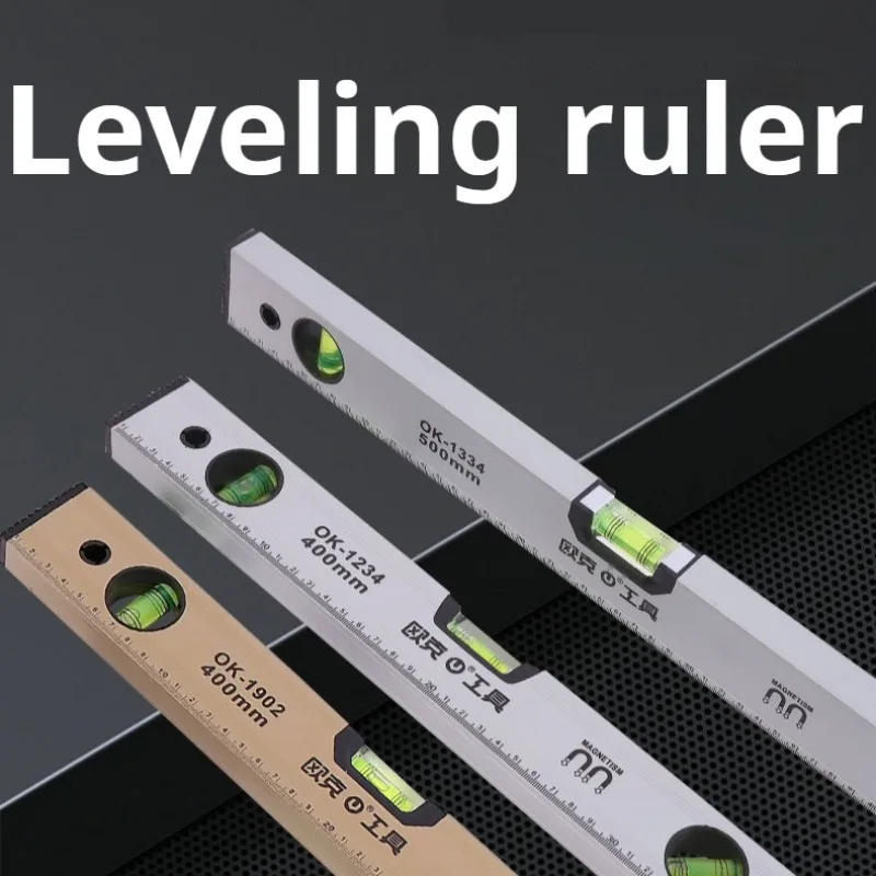 Aluminum Alloy Magnetic Spirit Level Rustproof Waterproof Level Ruler ...