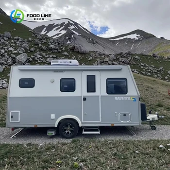 Roulotte da Campeggio Leggera Personalizzata Facile da Riporre per Viaggi all'Aperto Campeggio in Famiglia Avventura Transcontinentale
