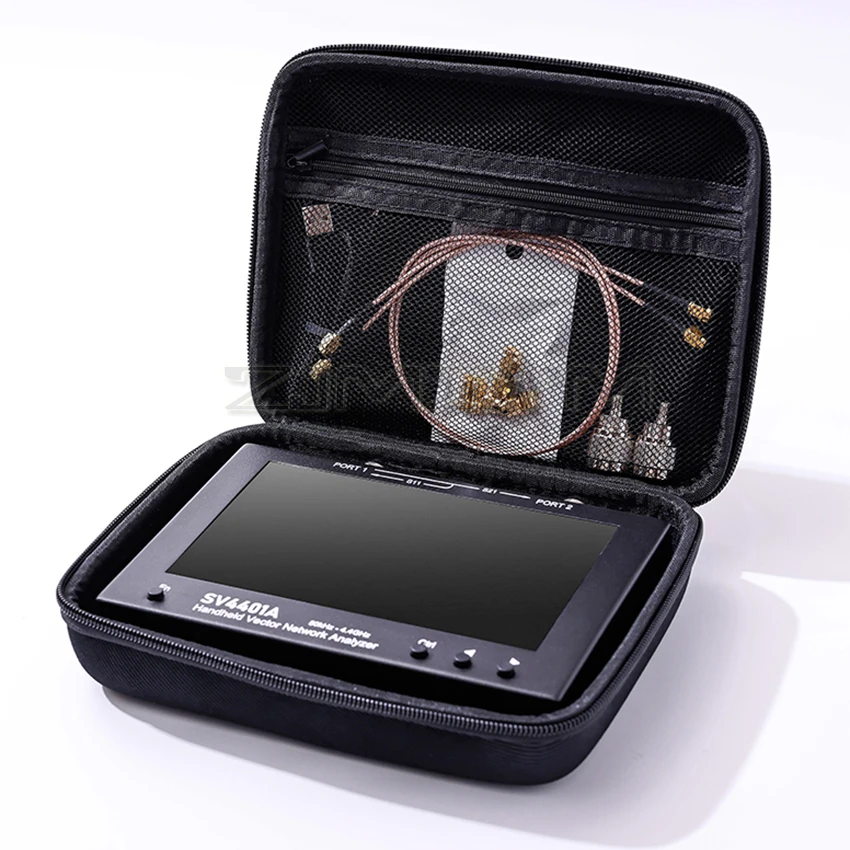 SV4401A 7 inch Touch LCD 50KHz~4.4GHz Vector Network Analyzer HF VHF UHF Antenna Analyzer Upgrade of NanoVNA VNA FCC CE 4