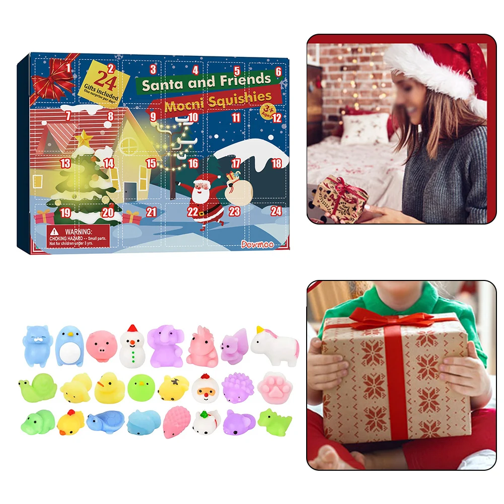 1PC Christmas Countdown Blind Box 24-Grids Child Surprise Advent Calendar Xmas Gift Packing Boxes christmas countdown calendar,christmas advent calendar
