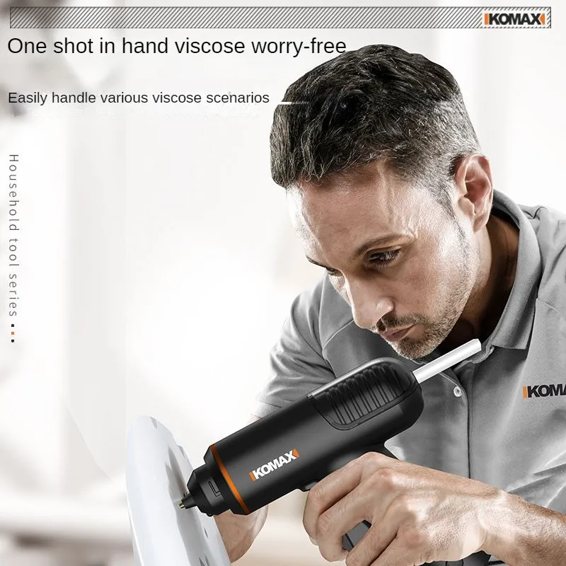 3.7V Mini Hot Melt Glue Gun Tool DC 7mm Glue Stick Household Tool DIY Power