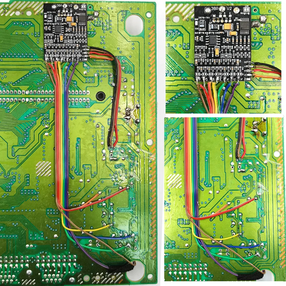HiSpeedo-トリプルバイパスmodキット、セガメガドライブ、メガドライブ