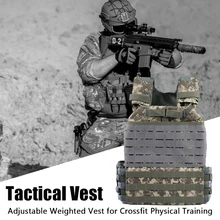 Training Military Tactical Vest Unisex Security Plate Carrier Body Armor Combat Army Chest Rig Assault Armor Vest Molle Airsoft