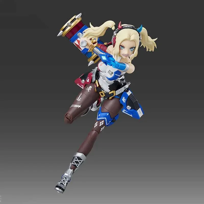 메카 피그 오리지널 모델 키트 DC 할리퀸 두 가지 형태 애니메이션 액션 피규어 조립 모델 장난감 소년용 폼 코튼 포장