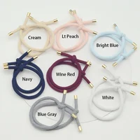 30PCS 5mm Twilled Cords Knotted Elastic Hair Bands Golden Caps Hair Ties for Girls Elasticity Ponytail Holders Hair Scrunchies - Image 4