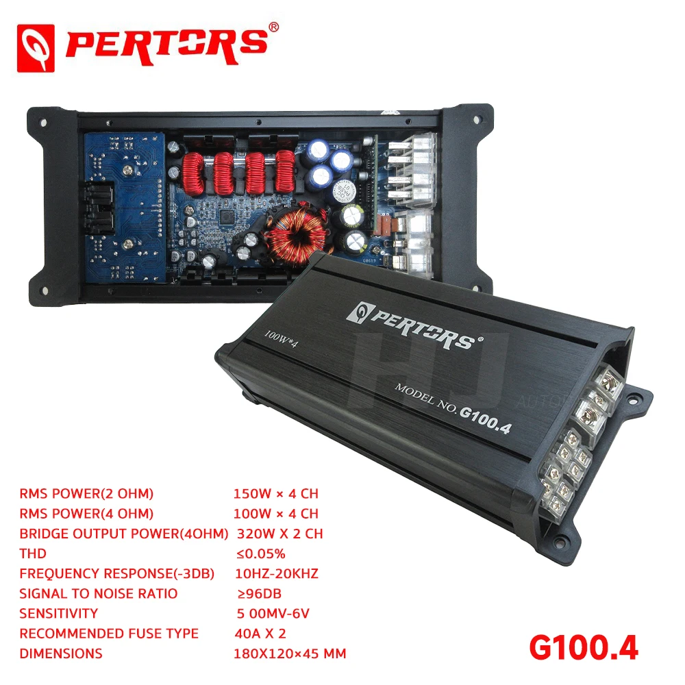 1pcs Car Speaker Subwoofer Audio Amp 4 channel 4*100w Power Amplifier