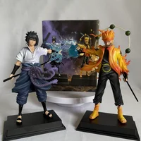 مجسم أنمي "ناروتو شيبودن" لشخصيتي ناروتو وساسكي | Naruto Shippuden "Naruto & Sasuke" Anime Figure
