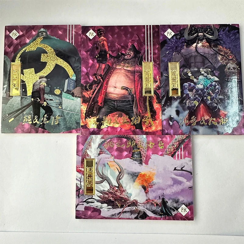 Anime One Piece Luffy Yamato Shanks Jinbe Robin Tony Chopper Zoro Nami Ace Boa Hancock Collectible Card Toy Birthday Gift 4