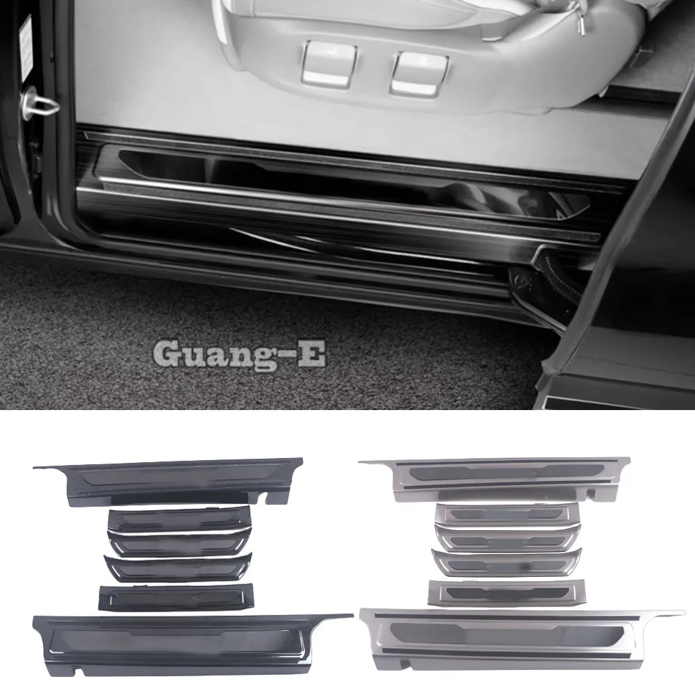 

Car Inner Door Sill Scuff Plate Cover For Kia Carnival Sedona KA4 2021 2022 2023 2024 Trim Threshold Strip Frame Accessories