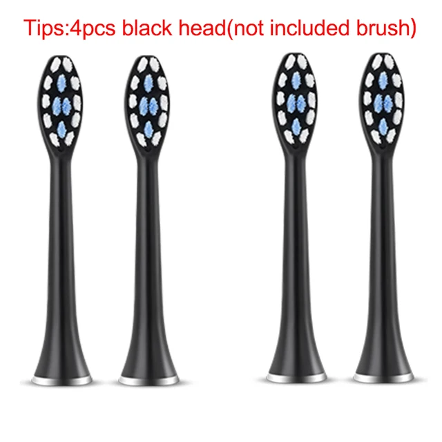 4pcs Black Head