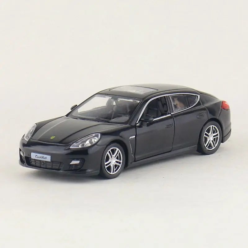 

1:36 Porsche Panamera Turbo Model Scale Metal Diecast Miniature Pullback Vehicle Collection Xmas Gift Kid Boy Toy F228
