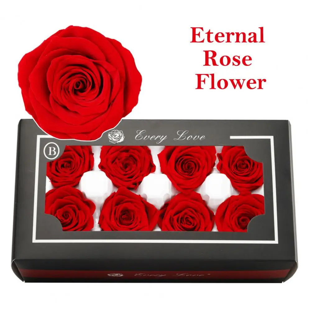 

Preserved Real Rose Vibrant Eternal Rose Flowers Handmade Natural-looking Ornament Preserved Flower Rose for Lasting Beauty Rose