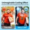 20000mAh Outdoor Portable Waist Fan Hanging Neck Fan Strong Wind with Power Bank LED Lighting for Sports Courier Outdoor Working 4