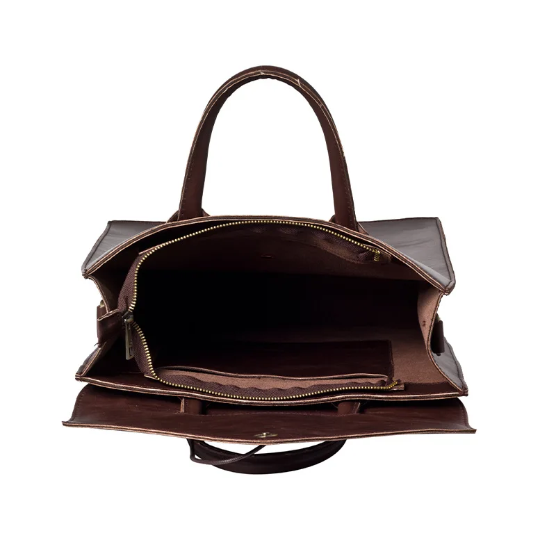 New multifunctional backpack with large capacity business PU men's bag, casual waterproof laptop briefcase