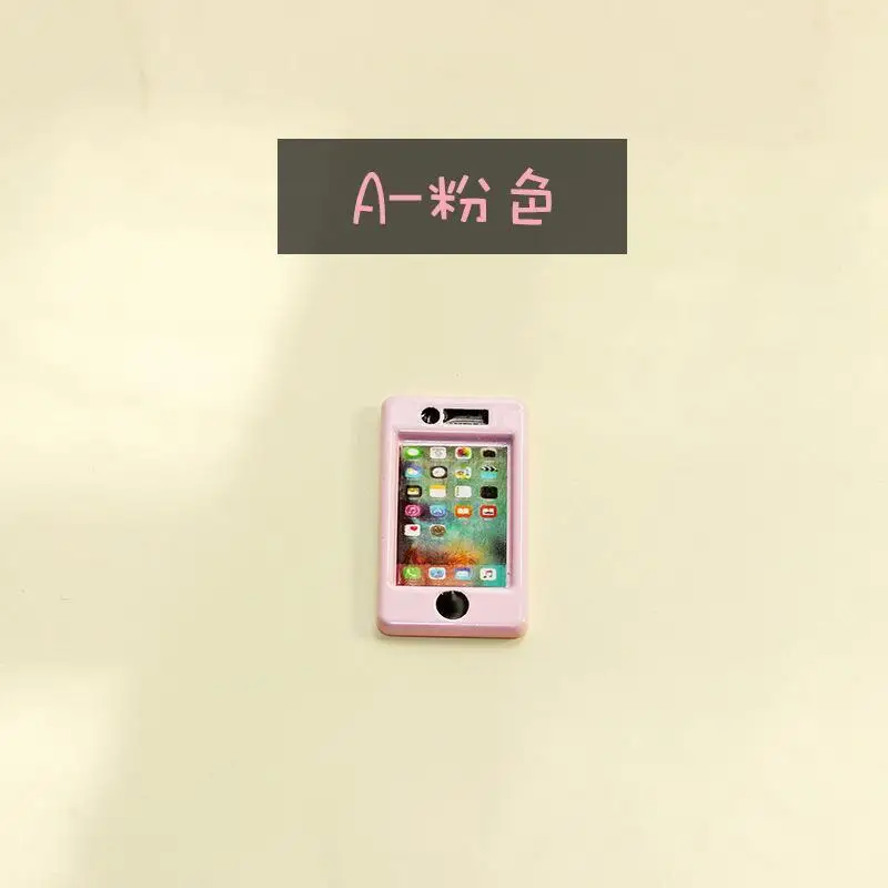 Dollhouse Miniature Items Simulation Mini Mobile Phone Model Decoration Ob11 Bjd Doll House Accessories Pretend Play Child Toys 6