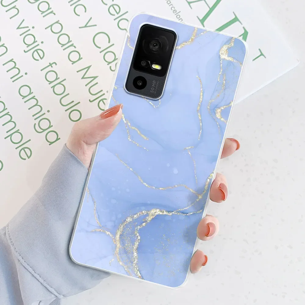SEAHAI Cover per TCL 40SE, Ultra Sottile Custodia Premium Pelle