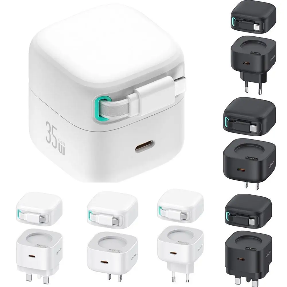 

Зарядное устройство USAMS с магнитным разъемом USB Type-C и поддержкой быстрой зарядки, 35 Вт