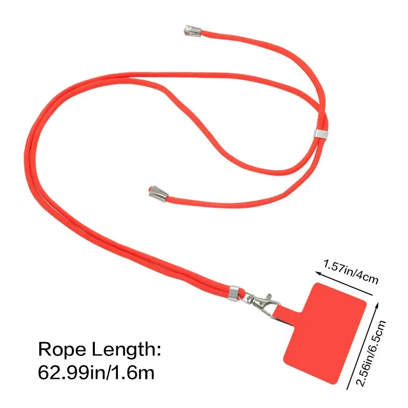 1/3 pcs Crossbody Phone Lanyards with Patch Adjustable Mobile Phone Strap Lanyard Neck Rope for Cell Phone Hanging Cord Strap