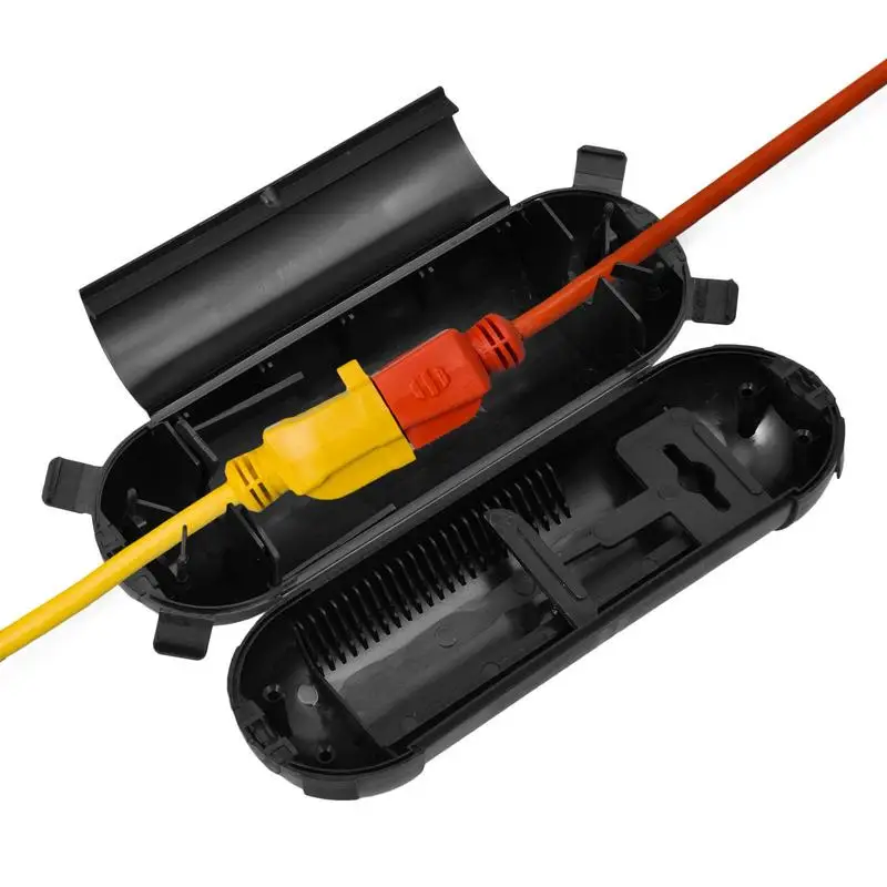 Extension Cord Protection Box Weather Resistant Cable Safety Junction