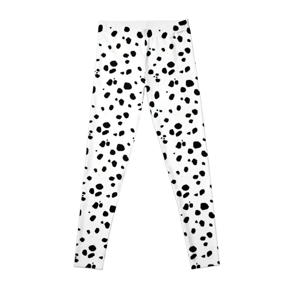 

Cute Spots Dots Dalmatian Dog Print Leggings Leginsy push up sports for gym sports woman gym Womens Leggings