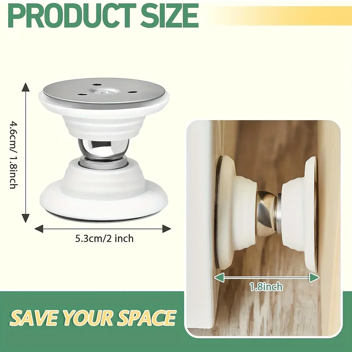 Silicone Magnetic Door Stopper Holder for Kitchen Doors